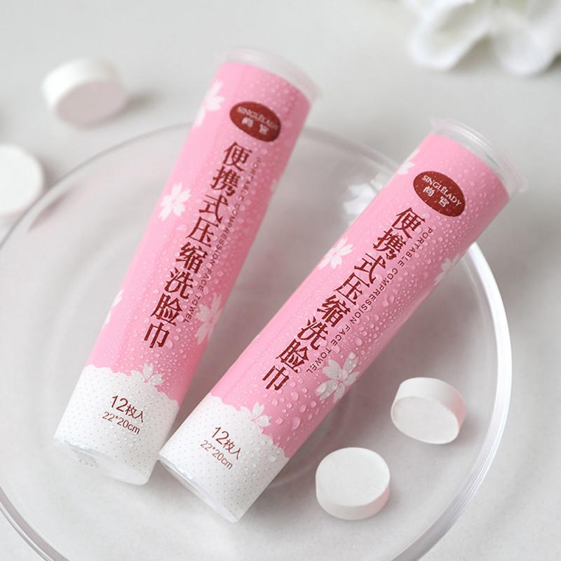 56 stk 36 stk 12 stk bærbart engangs reisehåndkle for ansiktsrengjøring hvitt håndkle