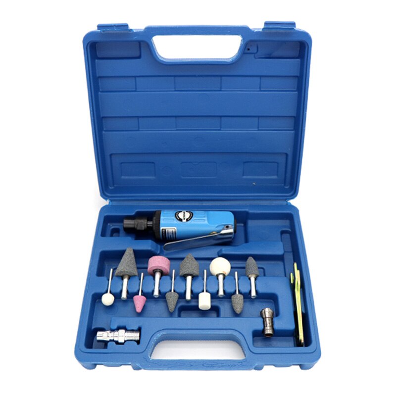 Hifesonhf -8300 blå mini gravering kværn graveringsværktøj pneumatisk værktøj polering maskine værktøjskasse