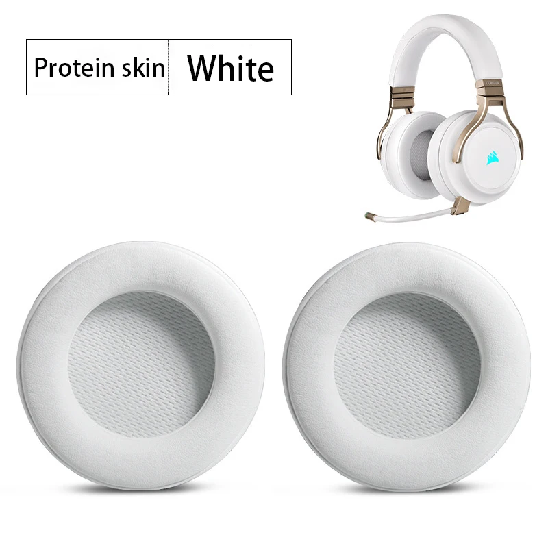 Replacement Ear pads for CORSAIR VIRTUOSO RGB Wireless SE Headset Headphones Leather Sleeve Earphone Earmuff: Red