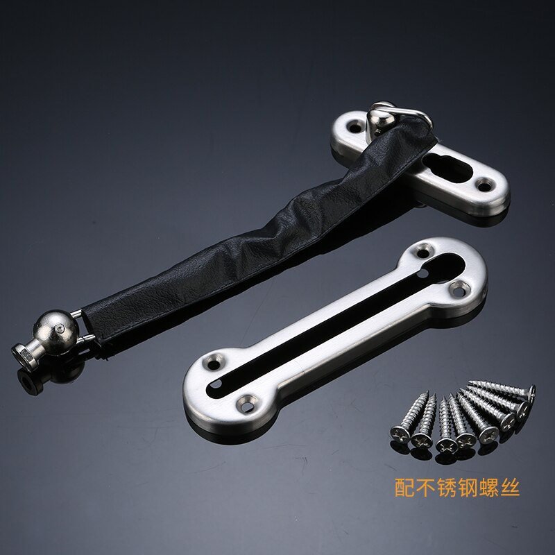 Roestvrijstalen antidiefstalketting voor schuifdeuren, hotelkantoorbeveiligingsketting, kastsloten, decoratieve hardware