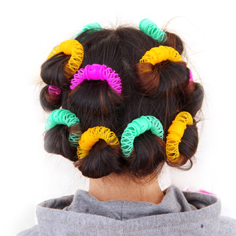 Pelo mágico rizador espiral rizos rodillo Donuts rizos Herramienta de Peinado accesorios para el cabello hágalo usted mismo 8 Uds 7cm * 6 cm