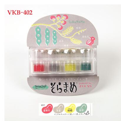 Tsukineko versacraft mini finger blækpuder sæt japan: 402
