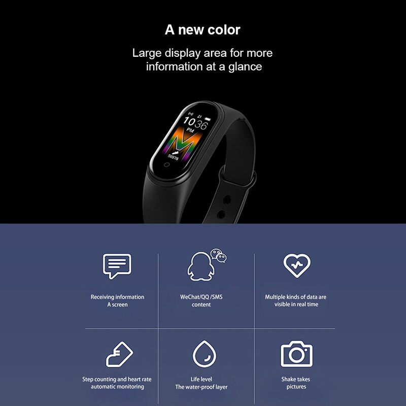 Svara telefon smart armband band klocka bästa fitness armband tracker smartband kvinnor män titta på armband smart armband