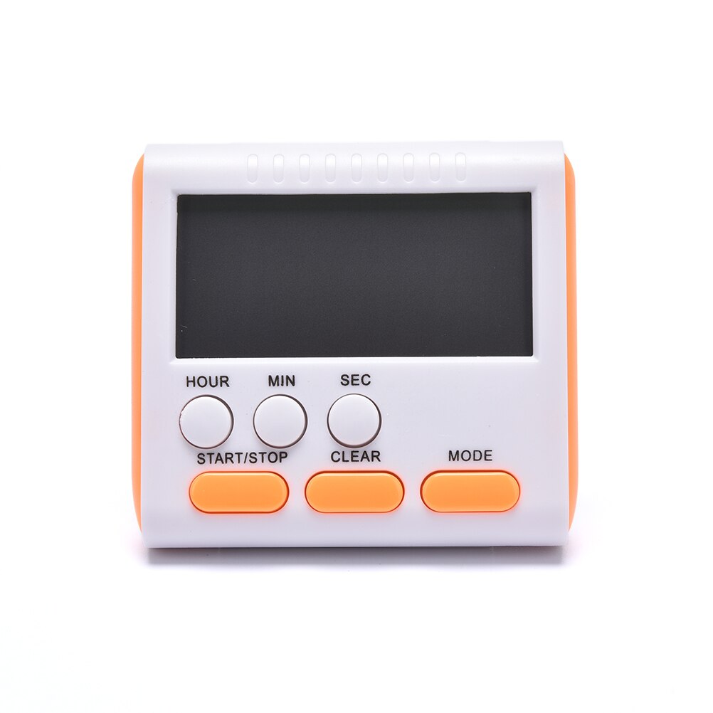 Multifunctional Countdown Timer Kitchen Timer Alarm Clock Kitchen Timer Alarm Clock Home Cooking Supplies: Orange