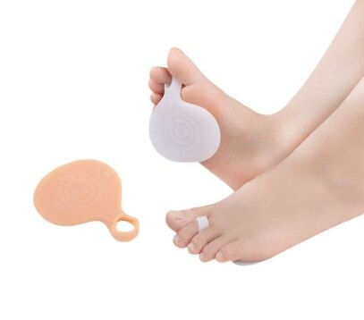 1 Paar Silicone Gel Middenvoet Pads Voor Schoenen Sore Ball Voet Care Tool Voeten Pijn Schoenen Inlegzolen Pads Kussen Voorvoet arch Ondersteuning