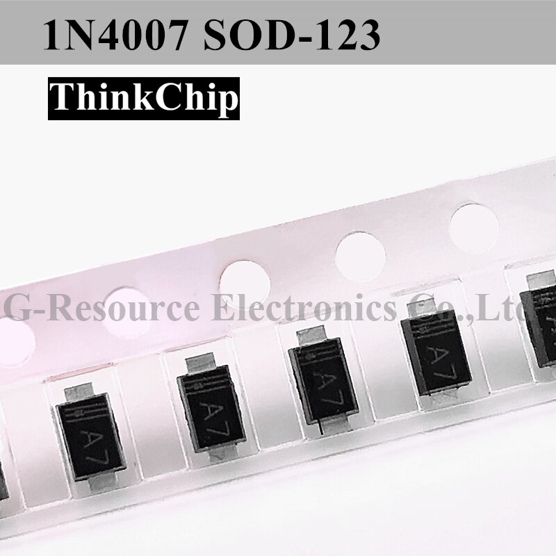 1N4007W A7 SOD-123FL 1206 SMD diode Schottky 1N4007 (Marquage A7)