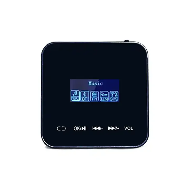 86 Bluetooth Mini tło domu System muzyczny jest kompatybilny ze szklaną klawisz dotykowy wzmacniacza ściennego i obsługuje FM USB TF: Srebrny