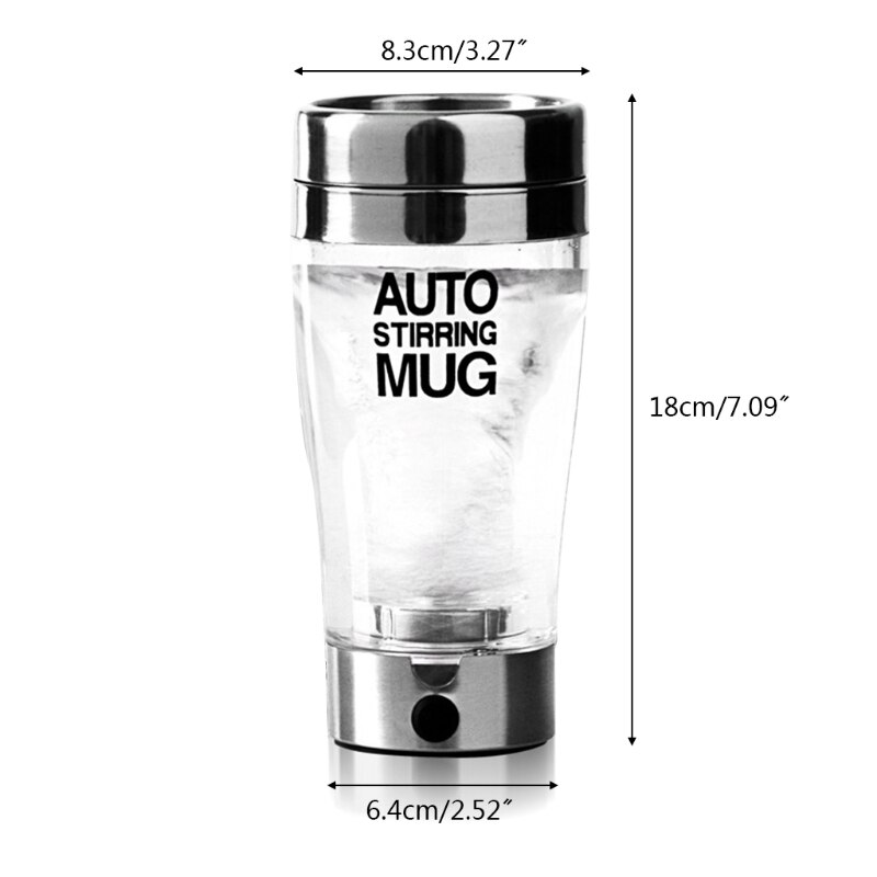 400ml Electric Protein Shaker Cup Auto Shake Mixer Drink Bottle Blender Juicer GXMA