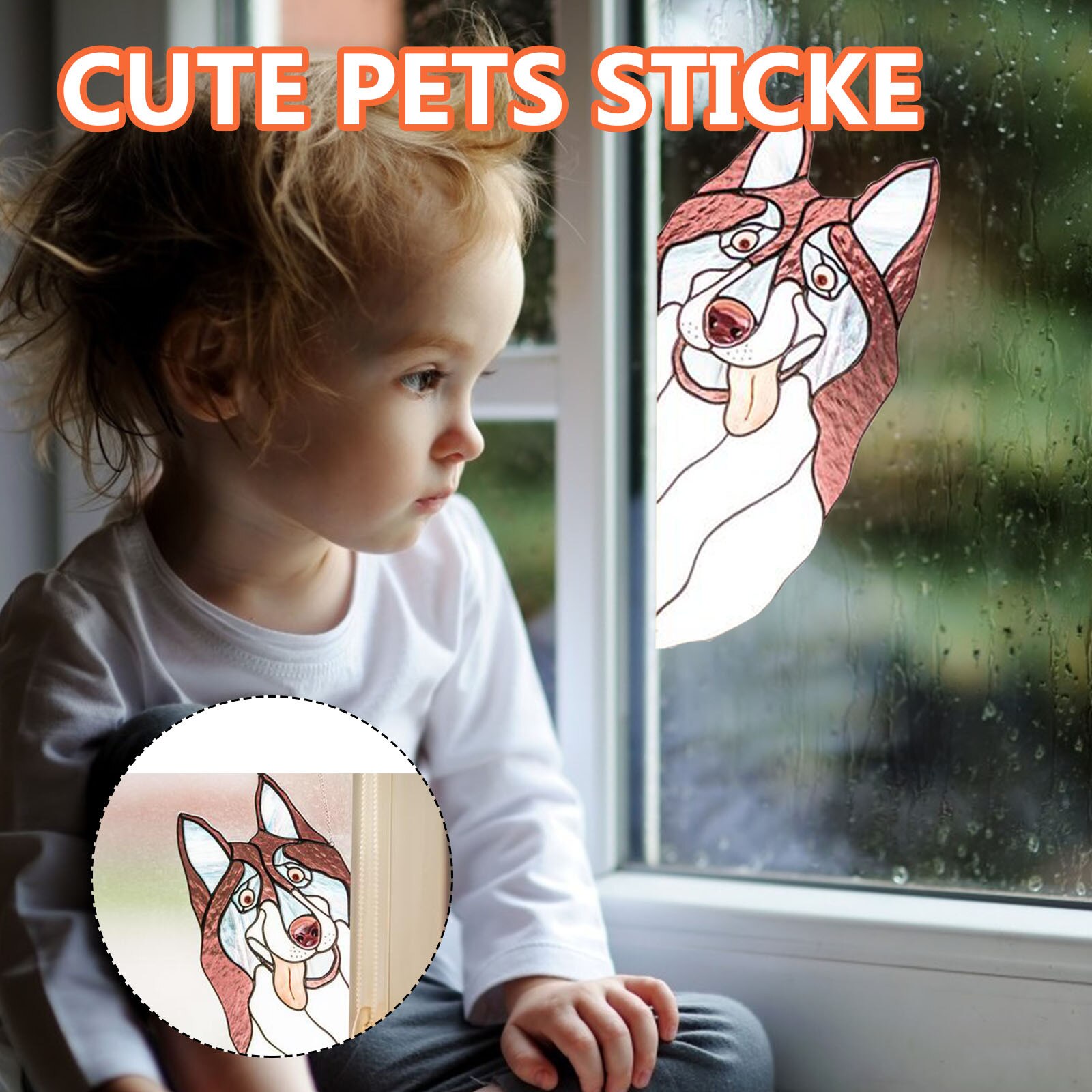Window Stickers Personality Interest Pet Stickers Decoration For Home And Car Home Interest Pet Stickers