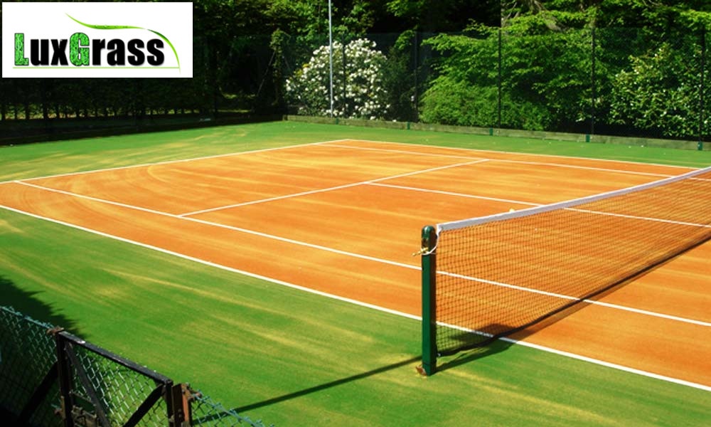 Hoge elasticiteit comfortabele natuurlijke kijken tennis hof kunstgras