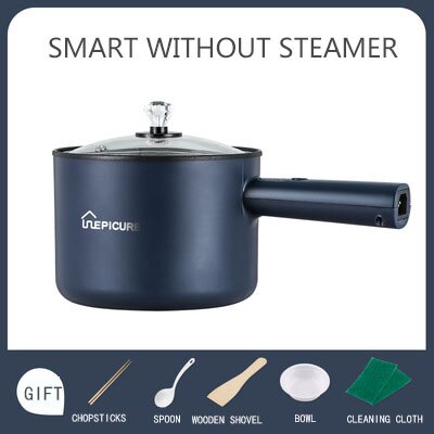 Multi-Function Electric Cooker Student Dormitory Cooker Mini Electric Cooker Non-Stick Rice Cooker 110V U.S. Standard: BLUE 3
