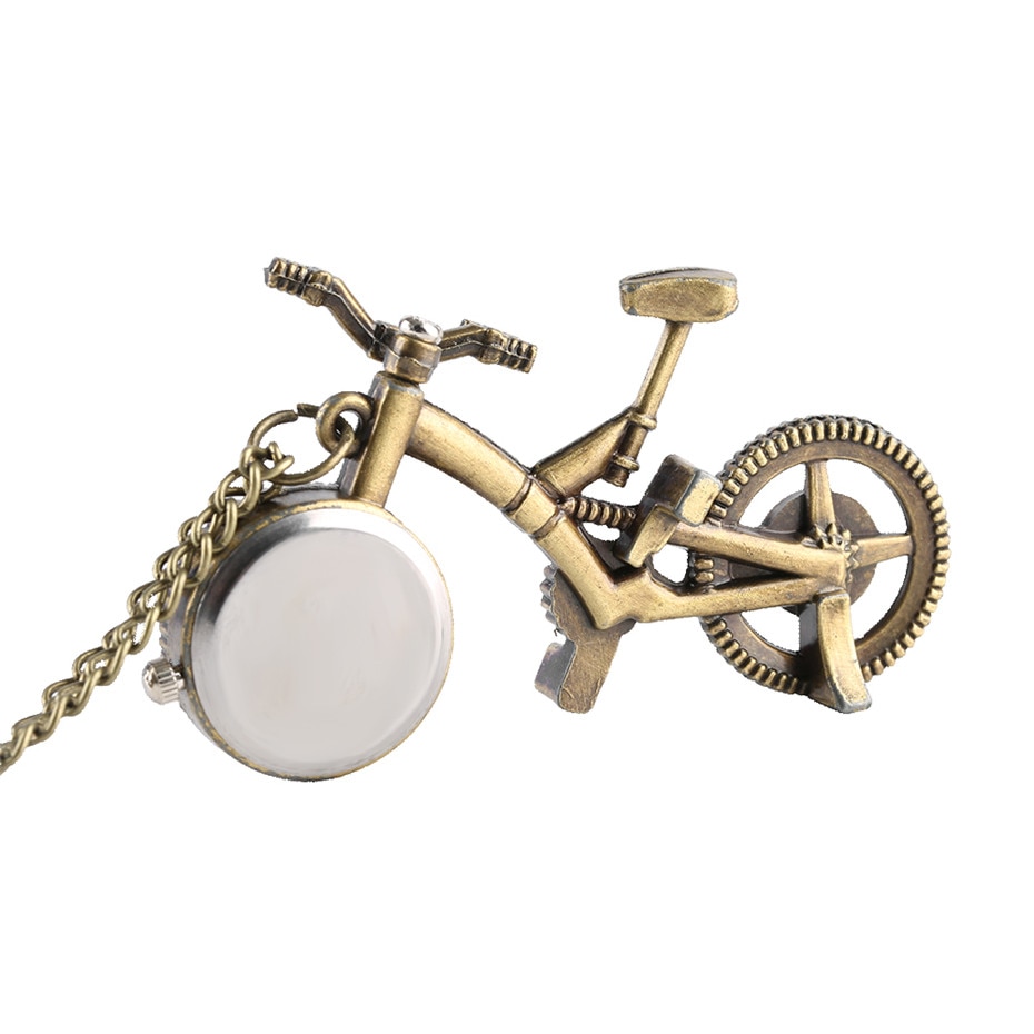 Coole motorfietsvormige quartz zakhorloge unieke ketting hanger klok beste verjaardag voor kinderen jongens