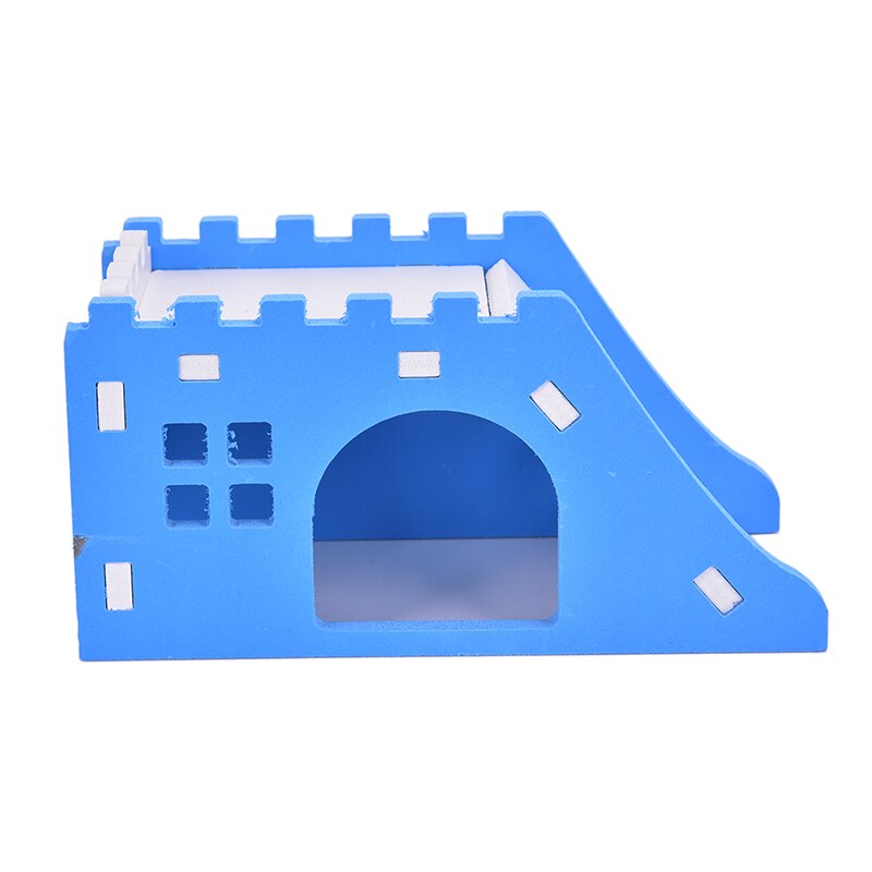 Maison de Hamster en bois avec échelle coulissante pour cochon d'inde, jouet d'exercice mignon, accessoires Cage à Hamster: ABL