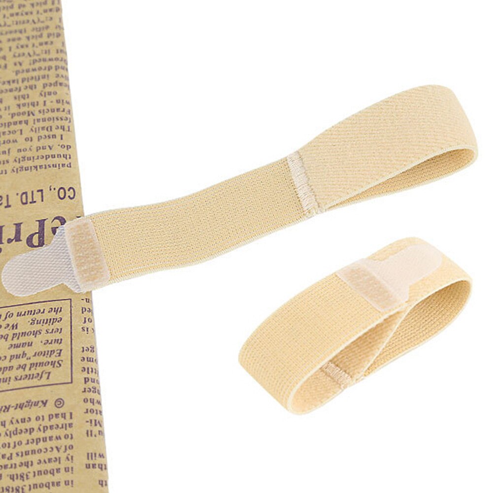 1PC Stoff Kappe Finger Haarglätter Hammer Zehe Hallux Valgus Korrektor Bandage Zehe Separator Schiene wickeln Fuß Bahre Pflege Werkzeug