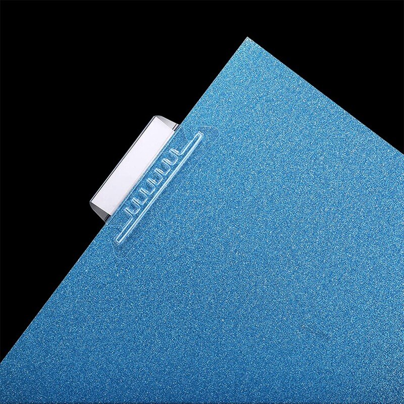 60 Sets Hanging File Tabs and Inserts,Colorful File Folder Labels Filing Tabs for File Identification, Easy to Read