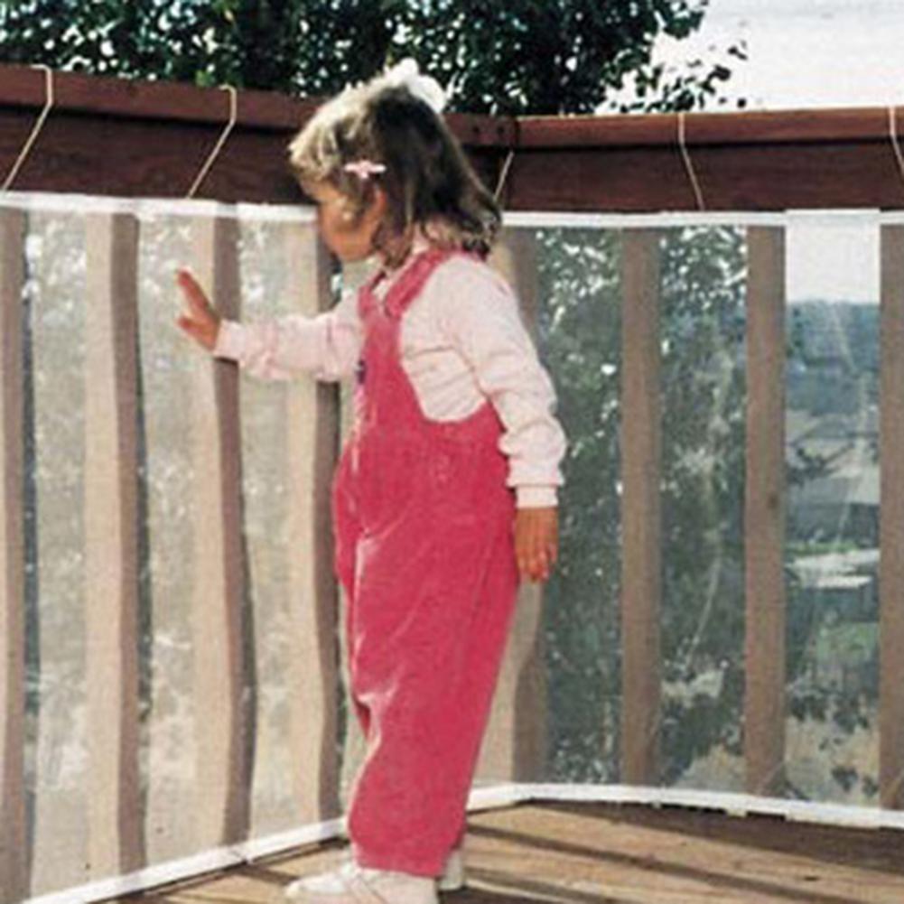 Banister Net Wear-resistant Mesh Fabric Rustproof Baby Balcony Banister Guard Stair Net for Baby