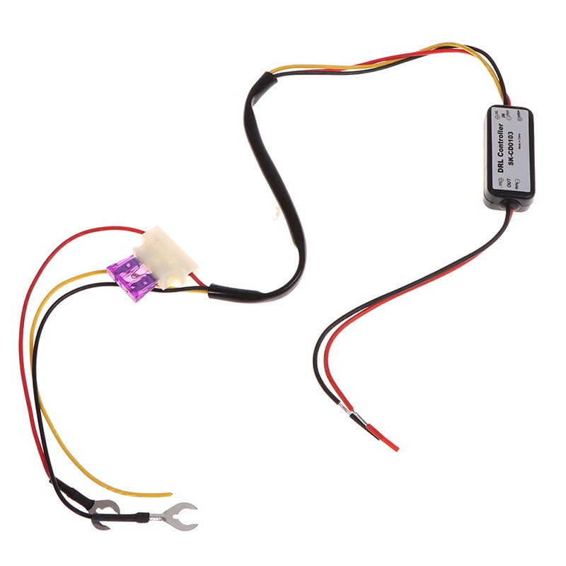 Offre spéciale DRL contrôleur Auto voiture LED feux diurnes relais harnais variateur marche/arrêt