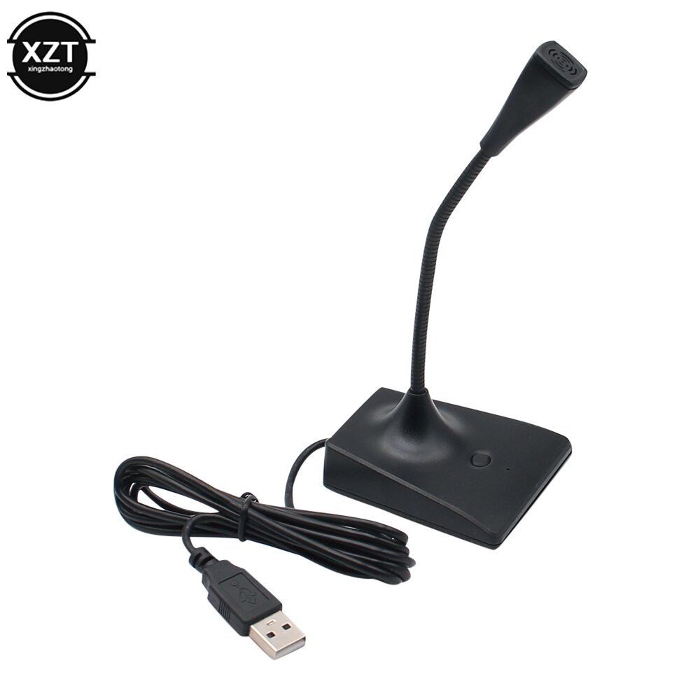 Verstelbare Usb Microfoon Computer Laptop Mini Microfoon Flexibele Buis Hals Verstelbare Pc Mic