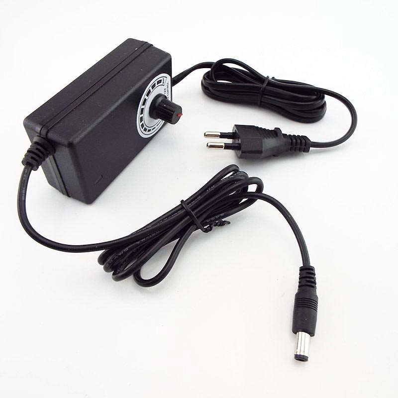 3V-12V 3A Universal Adaptor AC to DC Adjustable Power Supply Transformer Electric Charger For CCTV LED Strip Light EU US Plug