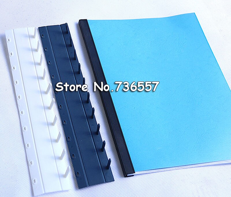 100 stk 3mm 5mm 10mm 15mm 17.5mm 20mm 10 huller pvc indbindingsstrimler kam bindemaskine bindemiddel leverandører  a4 plastbindere kontor