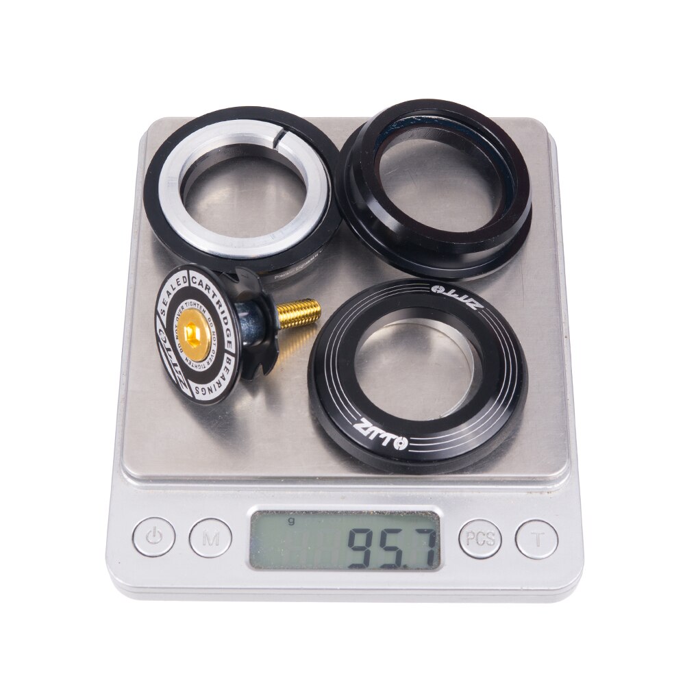 ZTTO 4444S MTB Bike Road Bicycle Headset 44mm 44mm CNC 1 1/8" 28.6 Straight Tube fork Internal ZS44 SEMI-INTEGRATED Headset