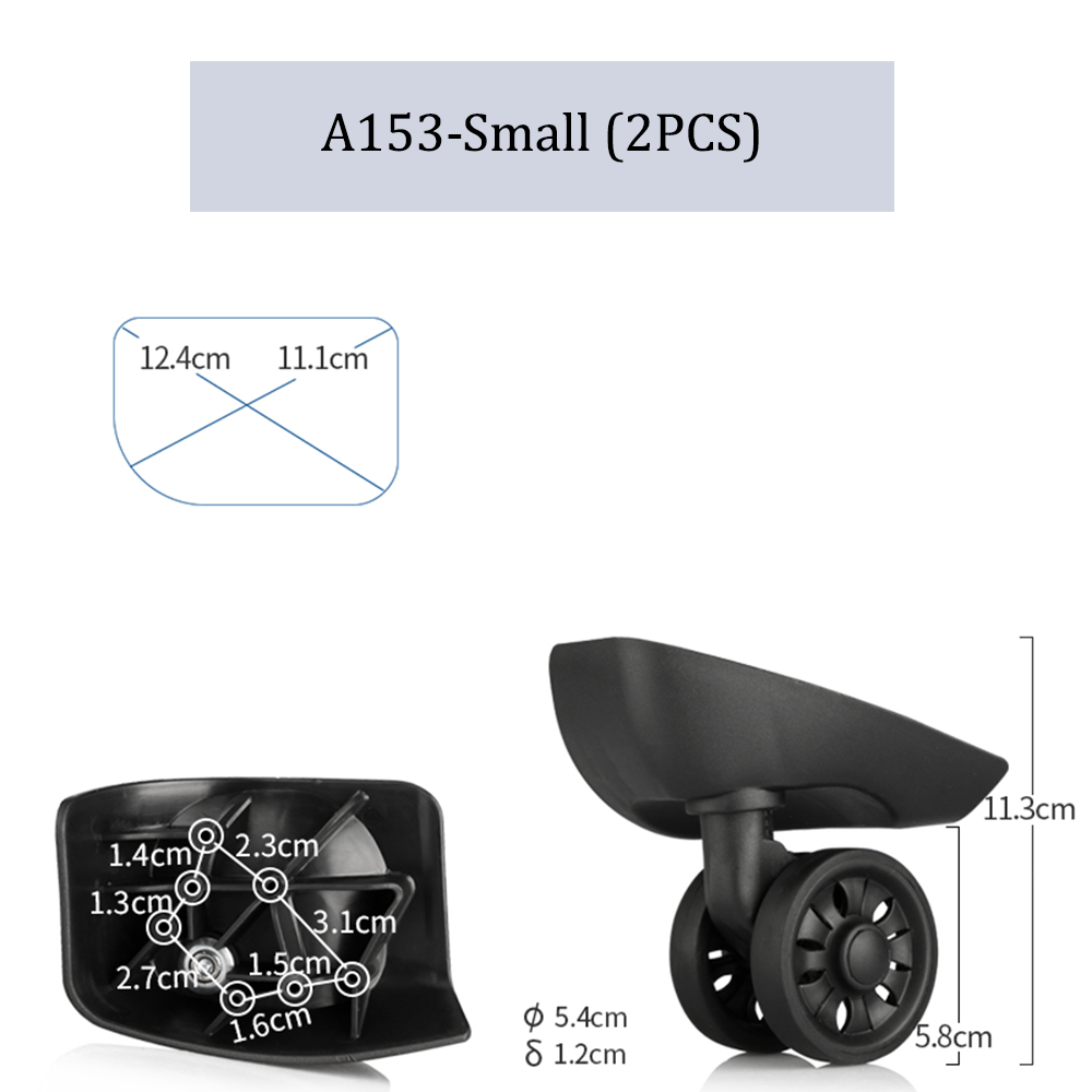 Suitable For Samsonite Suitcase Wheel Replacement Trolley Case Pulley Suitcase Casters Durable Password Box Wheel Repair Parts: PURPLE