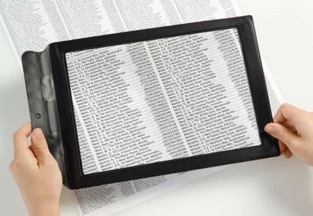 A4 Volledige Pagina Grote Vel Vergrootglas Vergrootglas Reading Aid Lens Fresnel Ne Vergrootglas