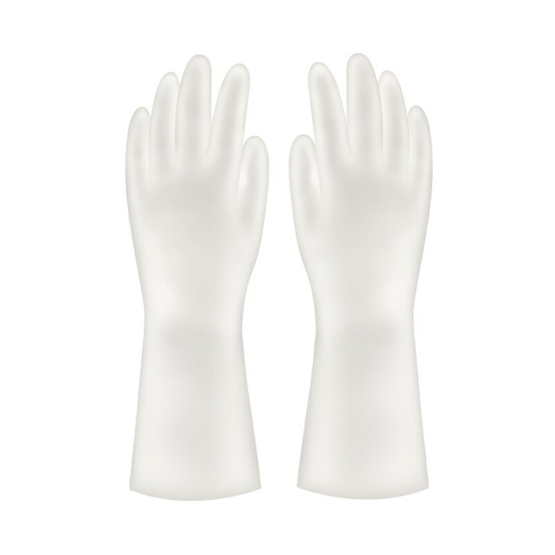S/M/L ménage gants ménage étanche Silicone gants PVC lavage vêtements nettoyage cuisine plat Durable anti-dérapant gants: 3 / S