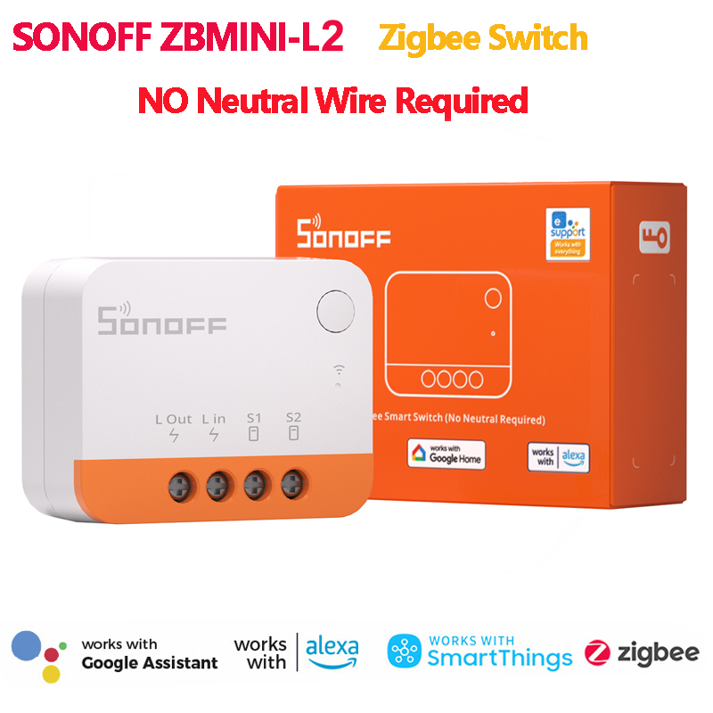 SONOFF Zigbee Sensore SNZB-01P/02P/03P/04P/06P/02D Umidità di Temperatura ZBMini L2 Interruttore Wireless Sensore di Presenza di Movimento Gateway