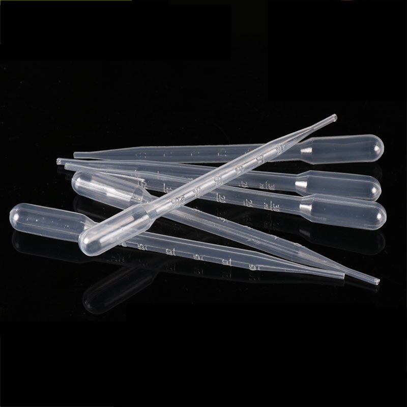50 Stuks 3ml Plastic Transfer Pipetten - Wegwerp Oogdruppelaars voor Essentiële Oliën, Mascara Tubes, Mini Make-up Tools