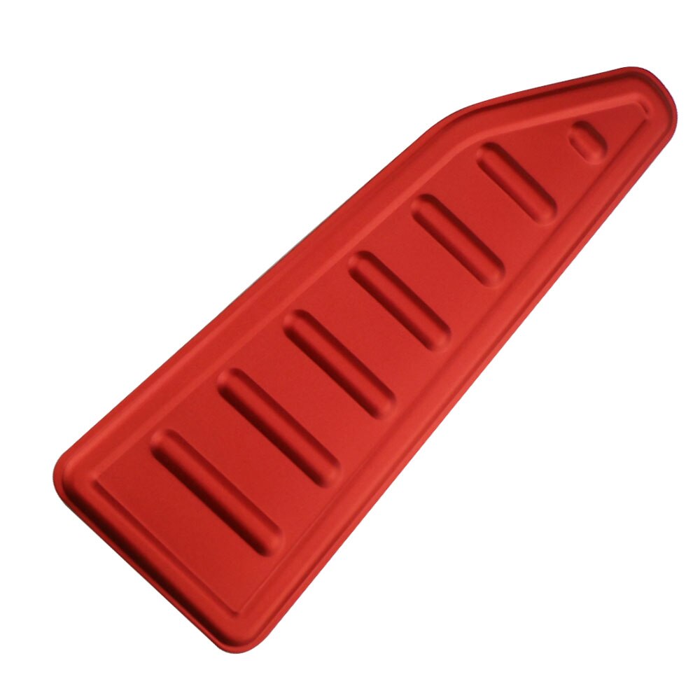 Carmilla Op Auto Pedalen Voor Jeep Renegade - Rvs Auto Gas Rem Rest Voetpedaal Bescherming Cover: 1Pcs Red Rest