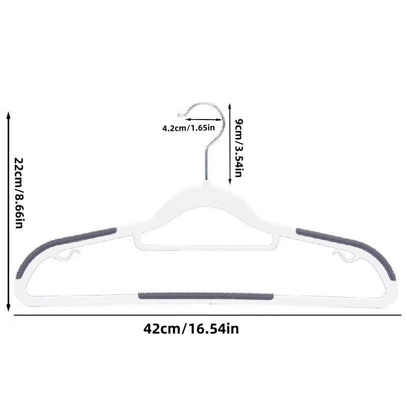 Plastic kleerhanger antislip volwassen thuisgebruik kledingkasthanger voor slaapkamer balkon drogen kledingrek