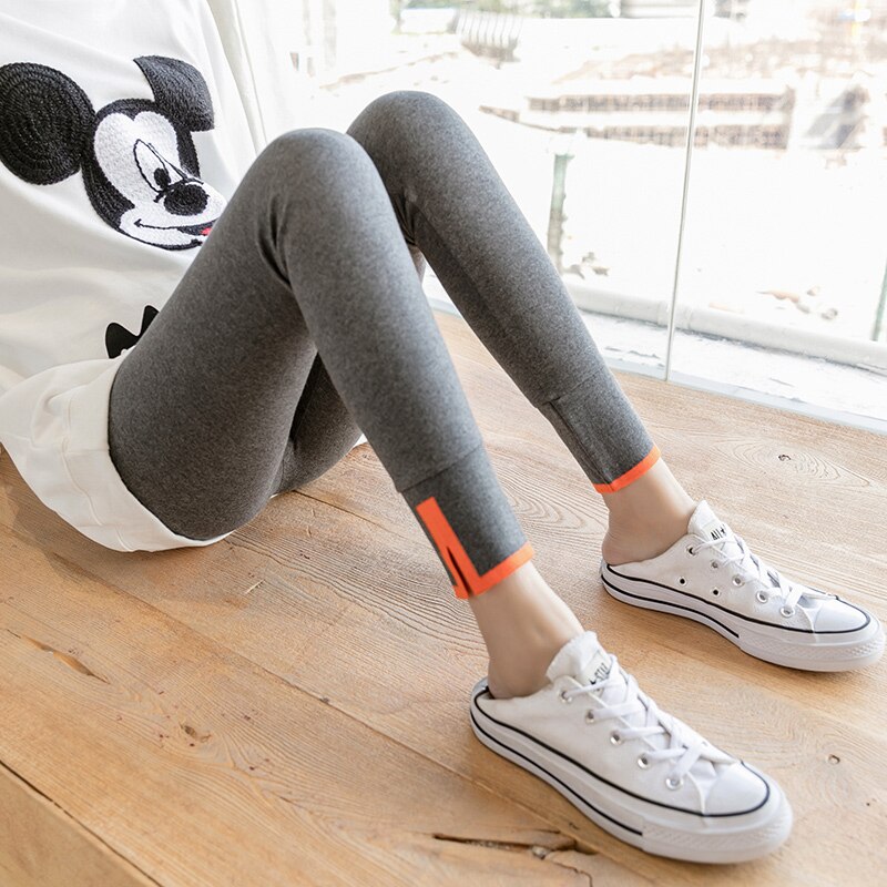 8900# Maternity Pants Spring Autumn Support Abdomen Elastic Waist Belly Support Pants Maternity Leggings Maternity Trousers