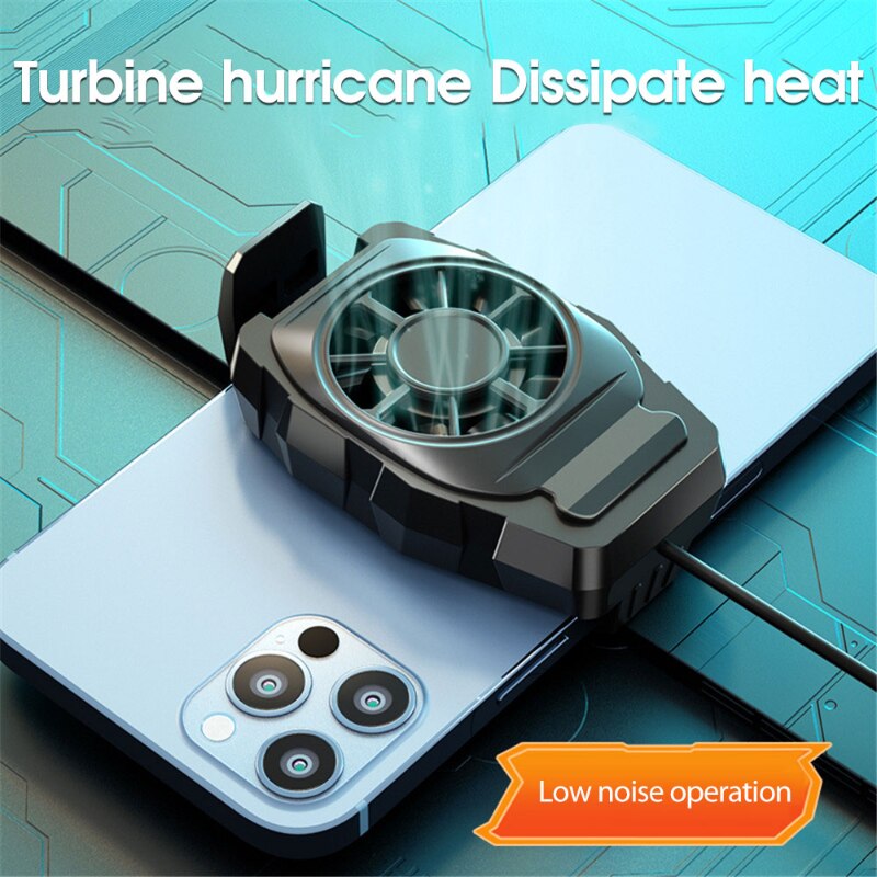Universal Mobile Phone USB Game Cooler System Cooling Fan Gamepad Holder Stand Radiator