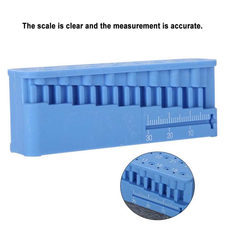 1pc Dental Endo Measuring Autoclavable Endodontic Ruler Test Board Dental Block Files Dentist Instrument Ruler Equipment Product