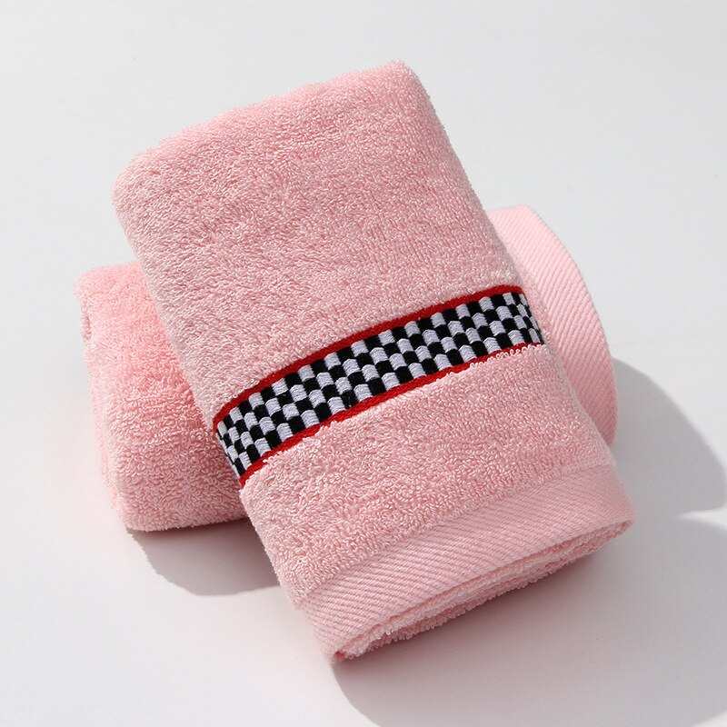 Cotton Horizontal Bar Towel Lovers Face Towel Household Soft Water Absorbent Adult Lovely Bath Towel Towels Bathroom Microfiber: 5