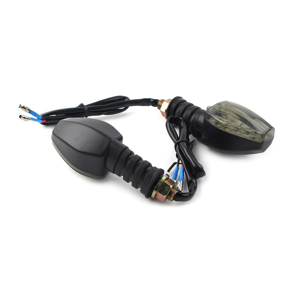 1 Paar Motorcycle Knipperlichten Indicator Led Light Universeel Voor Harley Davidson Honda Suzuki Yamaha Ducati W/10Mm mounting Bolt