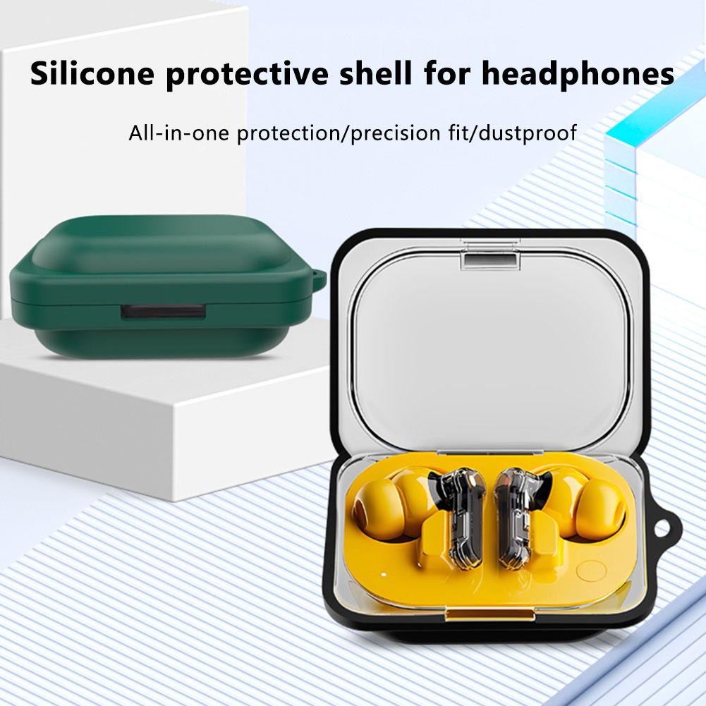 Funda protectora de silicona para auriculares Nothing Ear (a), funda suave impermeable anticaída, funda para auriculares para Nothing Ear a