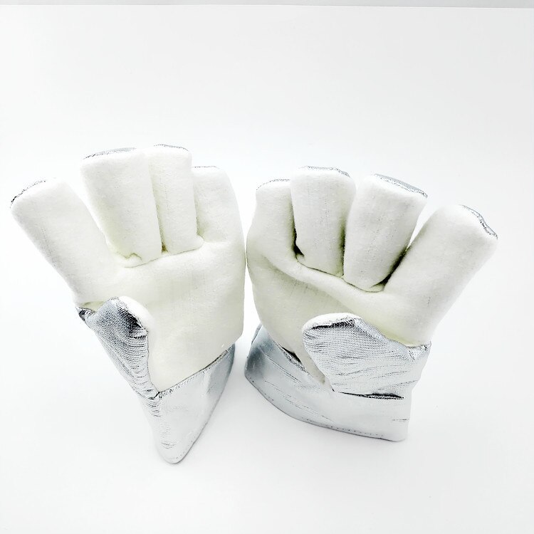 Brandwerende Handschoenen 350 Graden Hittebestendige Handschoenen Aluminiumfolie Warmte-isolatie Anti-Brandwonden Snijden Veiligheid Handschoen