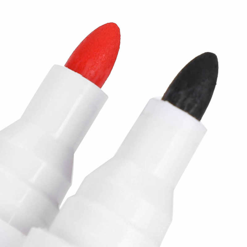 2 Sets 8 Kleuren Droog Uitwisbare Whiteboard Pen Kleurrijke Fiber Penpunt Markers Sets Voor School