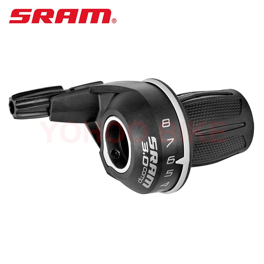 Sram 3.0 Twist Shifter 8 Speed Rear Grip Shift 1:1 Actuation Ratio for mtb mountain bike rear derailleurs bike parts