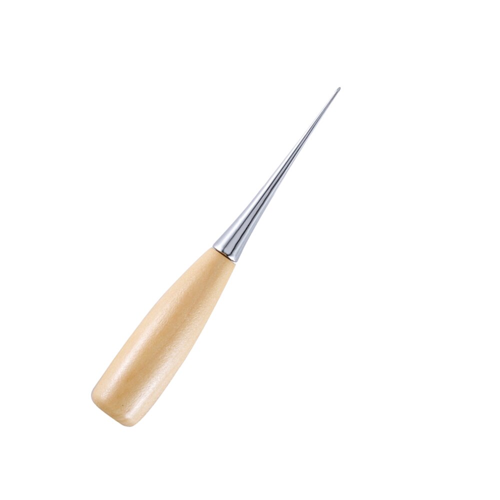 Wooden Handle Awls DIY Leather Sewing Awl Shoes Repair Tool Hand Stitcher Leather craft Awl Punch Hole Leather Tools: Default Title