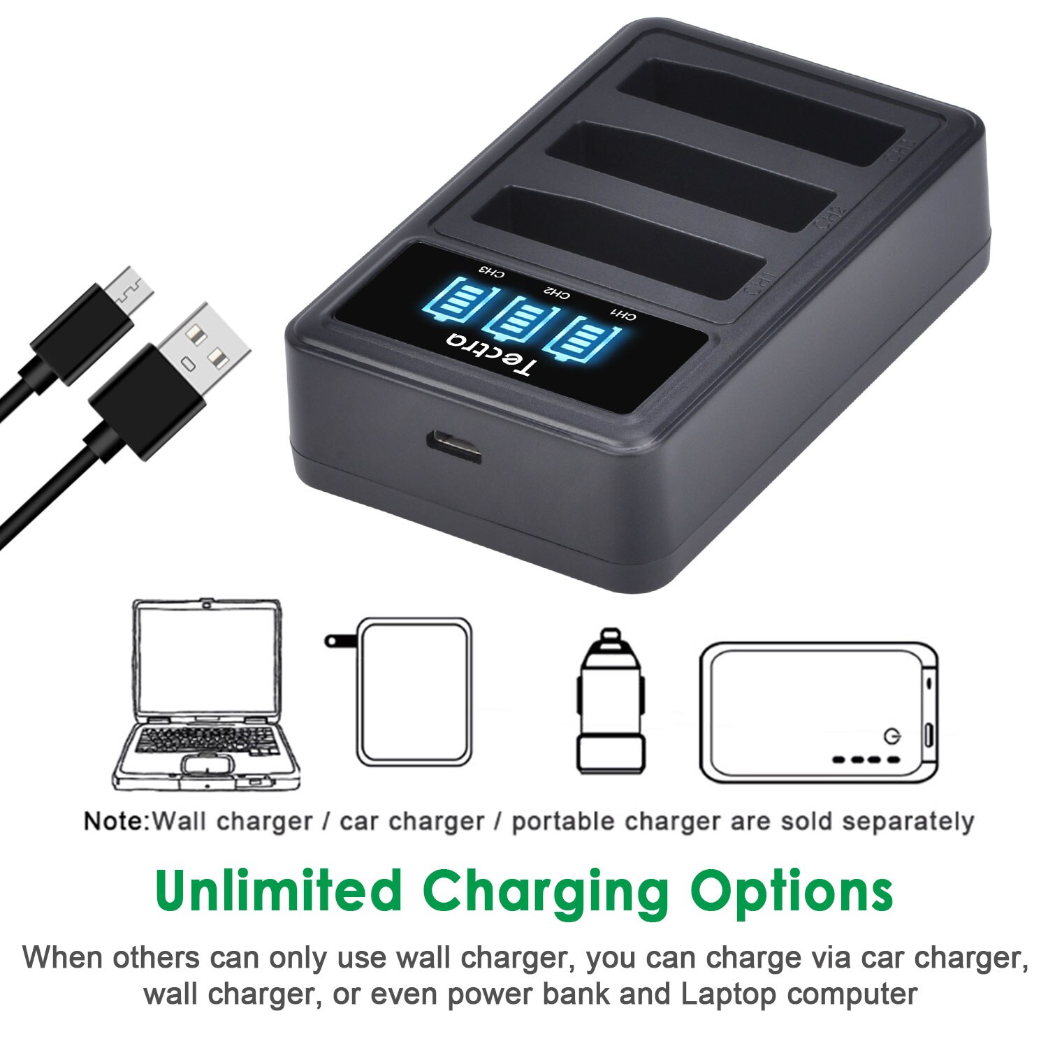 2400Mah Batterij + Led Oplader Voor Sony Psp 3000 Psp Slim 2000 PSP-S110 Console, PSP-2001, PSP-3000, PSP-3001, PSP-3002, PSP-3004
