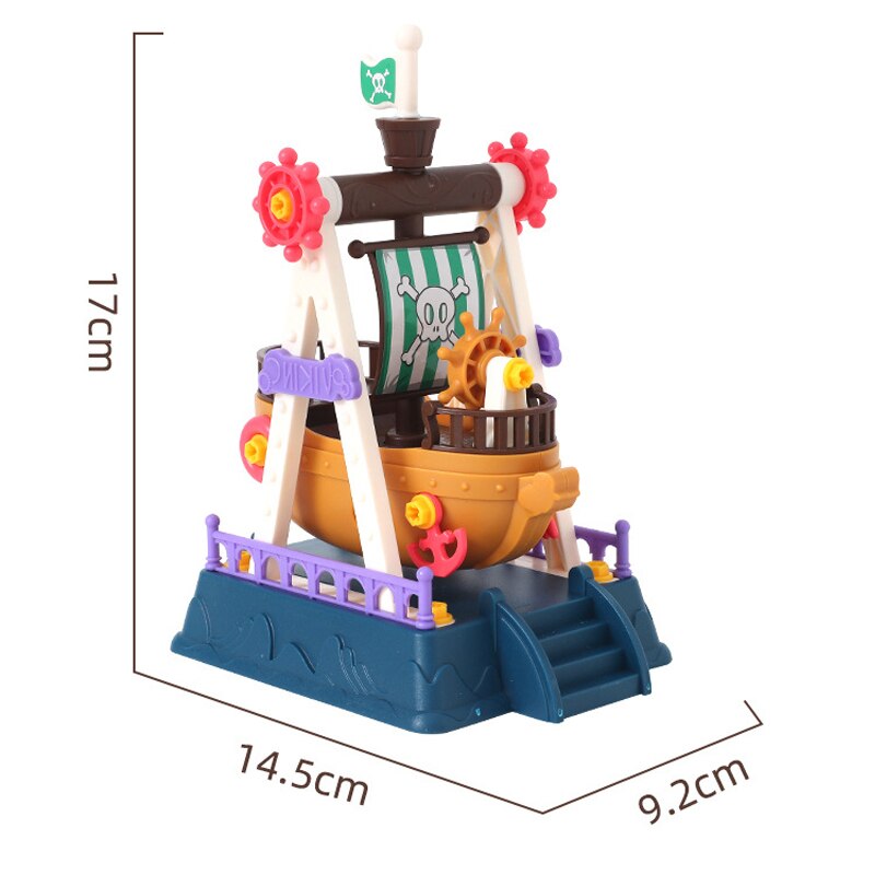 Miniature Amusement Park Model Pretend Play Educational Toys For Children Funny Assemble Block Scenes Kids Toy Kit