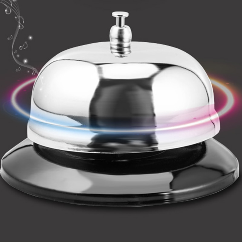 Reception desk kitchen hotel counter reception service bell restaurant bar bell bell call bell stainless steel call bell