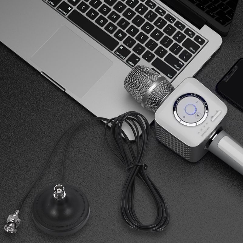 Wireless Antenna Base Microphone Antenna Base With Magnet 3 Meter Rg174 Cable Bnc Male Aerial