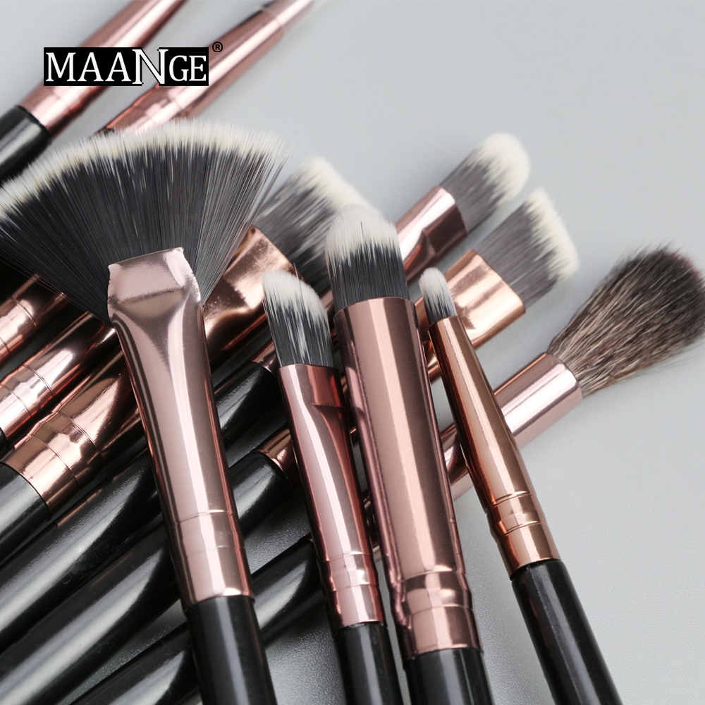 MAANGE Makeup Brushes Set Pro 12 pcs/lot Eye Shadow Blending Eyebrow Eyeliner Eyelash Lip Brush For Eyes Makeup Cosmetic Tools