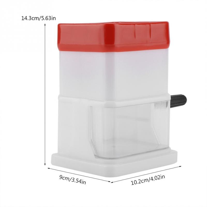 Portable Meat Mincer Grinder Manual Ice Shaver Shredding Machine Crusher For Shaved Ice Snow Cone Mayitr Fruit Vegetable Tools