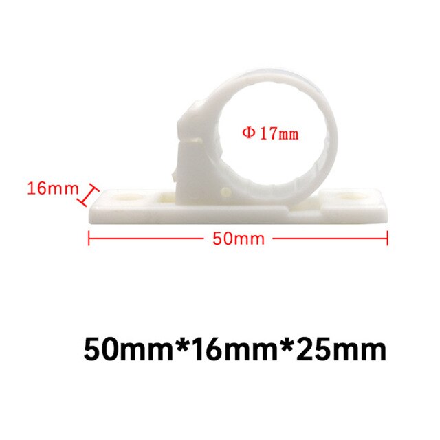10pcs Sticky Wiring Fixing S Base Hook Wire Cable Gadget Clip Adhesive Wall Snap Type Fixed Cable Line Clip Clamp: White-L