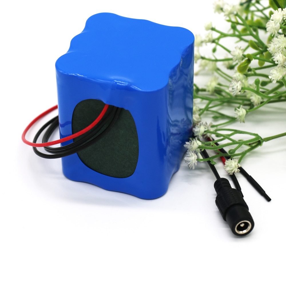 KLUOSI 12V Battery 3S3P 11.1V /12.6V 7500mAh 18650 Lithium-ion Battery Pack with 5A BMS for LED Lamp Light Backup Powe Etc